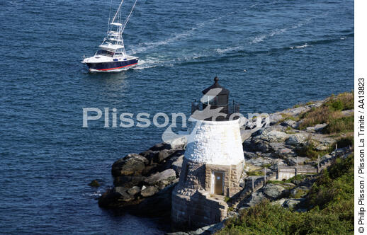 Newport in the state of the Rhode Island. - © Philip Plisson / Plisson La Trinité / AA13823 - Photo Galleries - American Lighthouses