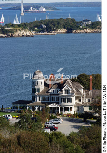Newport in the state of the Rhode Island. - © Philip Plisson / Plisson La Trinité / AA13824 - Photo Galleries - Newport