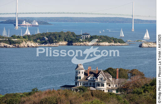Newport dans l'état du Rhode Island. - © Philip Plisson / Plisson La Trinité / AA13825 - Nos reportages photos - Etats-Unis