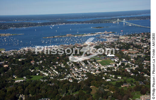 Newport dans l'état du Rhode Island. - © Philip Plisson / Plisson La Trinité / AA13830 - Nos reportages photos - Rhode Island