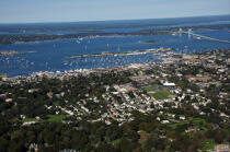 Newport in the state of the Rhode Island. © Philip Plisson / Plisson La Trinité / AA13830 - Photo Galleries - Bridge