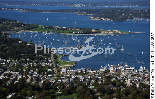 Newport dans l'état du Rhode Island. - © Philip Plisson / Plisson La Trinité / AA13832 - Nos reportages photos - Etats-Unis