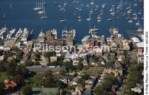 Newport dans l'état du Rhode Island. - © Philip Plisson / Plisson La Trinité / AA13834 - Nos reportages photos - Rhode Island