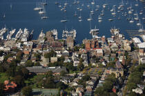 Newport dans l'état du Rhode Island. © Philip Plisson / Plisson La Trinité / AA13834 - Nos reportages photos - Etats-Unis