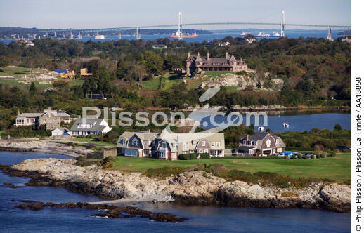 Newport dans l'état du Rhode Island. - © Philip Plisson / Plisson La Trinité / AA13858 - Nos reportages photos - Couleurs d'Automne en Nouvelle Angleterre