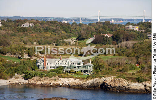 Newport dans l'état du Rhode Island. - © Philip Plisson / Plisson La Trinité / AA13860 - Nos reportages photos - Ville [Rhode Island]