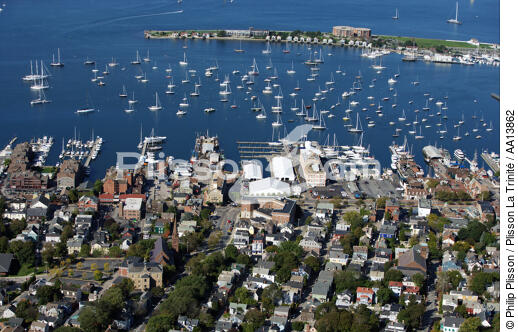 Newport dans l'état du Rhode Island. - © Philip Plisson / Plisson La Trinité / AA13862 - Nos reportages photos - Etats-Unis