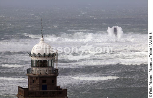 Storm at sea at the Penmarc'h point. - © Philip Plisson / Plisson La Trinité / AA13916 - Photo Galleries - Penmarc'h