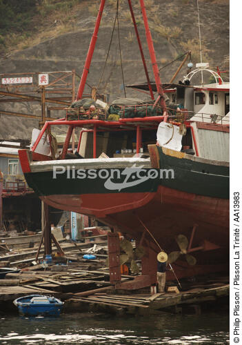Dans le port d'Aberdeen à Hong Kong. - © Philip Plisson / Plisson La Trinité / AA13983 - Nos reportages photos - Hong Kong, ville de contrastes