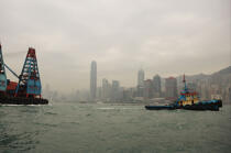 Tug boat in Hong Kong. © Philip Plisson / Plisson La Trinité / AA14019 - Photo Galleries - Hong Kong