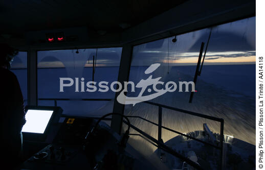 A bord d'un brise glace en mer Baltique. - © Philip Plisson / Plisson La Trinité / AA14118 - Nos reportages photos - Brise Glace en mer Baltique