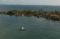 The archipelago of San Blas in Panama. © Philip Plisson / Plisson La Trinité / AA14125 - Photo Galleries - Island [Panama]