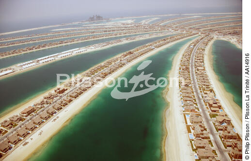 La Palm Jumeirah à Dubaï. - © Philip Plisson / Plisson La Trinité / AA14916 - Nos reportages photos - Immeuble