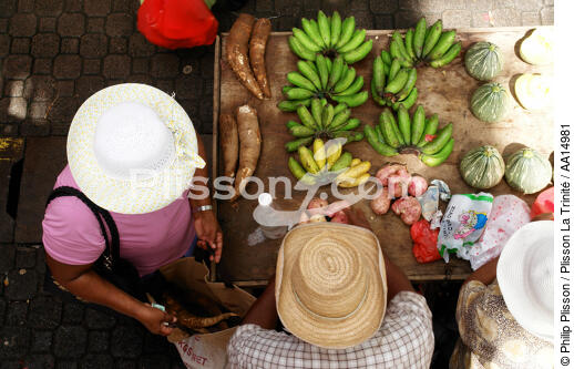 Marché aux Seychelles. - © Philip Plisson / Plisson La Trinité / AA14981 - Nos reportages photos - Fruit
