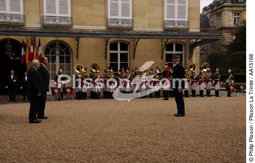 Palais du Luxembourg. Visite du roi d'Espagne - © Philip Plisson / Plisson La Trinité / AA15168 - Nos reportages photos - Activité terrestre