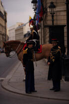 Republican guard. Palais de l'Elysée © Philip Plisson / Plisson La Trinité / AA15229 - Photo Galleries - Police station