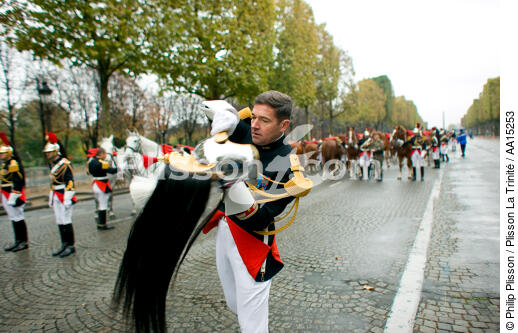 Republican guard. - © Philip Plisson / Plisson La Trinité / AA15253 - Photo Galleries - Regiment of cavalry