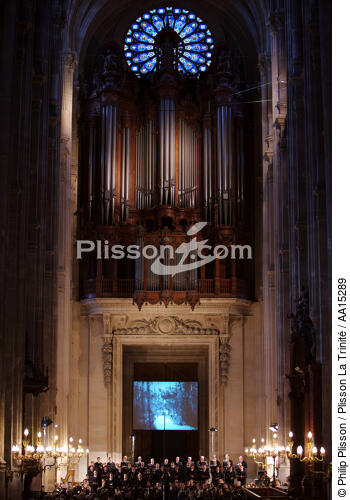 Eglise Saint Eustache. Coeur de l'armée française - © Philip Plisson / Plisson La Trinité / AA15289 - Nos reportages photos - Musicien