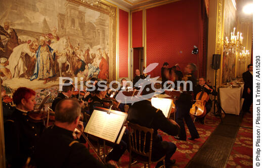 Palais de l'Elysée. Orchestre - © Philip Plisson / Plisson La Trinité / AA15293 - Nos reportages photos - Activité terrestre