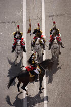 Republican guard. Arc de triomphe © Philip Plisson / Plisson La Trinité / AA15303 - Photo Galleries - Land activity