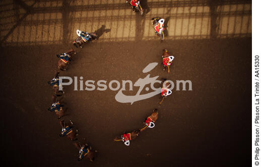 Quartier des Célestins. Carrousel - © Philip Plisson / Plisson La Trinité / AA15330 - Nos reportages photos - Régiment de cavalerie