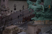 Republican guard. Grand palais © Philip Plisson / Plisson La Trinité / AA15336 - Photo Galleries - Paris