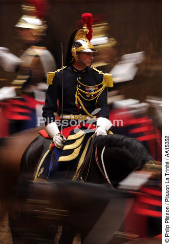 Republican guard. - © Philip Plisson / Plisson La Trinité / AA15352 - Photo Galleries - Républican Guard