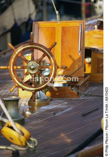 Classic Week 2007 - © Philip Plisson / Plisson La Trinité / AA15423 - Nos reportages photos - Elément d'un bateau
