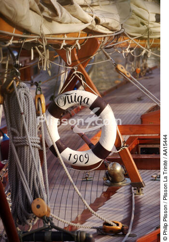 Classic Week 2007 - © Philip Plisson / Plisson La Trinité / AA15444 - Nos reportages photos - Elément d'un bateau