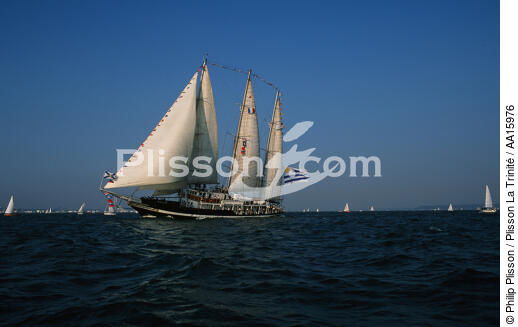Capitan Miranda. - © Philip Plisson / Plisson La Trinité / AA15976 - Photo Galleries - Three-masted schooner