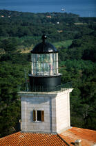Le phare de Porquerolles. © Philip Plisson / Plisson La Trinité / AA16005 - Nos reportages photos - Porquerolles [Phare de]