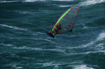 Windsurfing in Erdeven. © Philip Plisson / Plisson La Trinité / AA16034 - Photo Galleries - Sport and Leisure