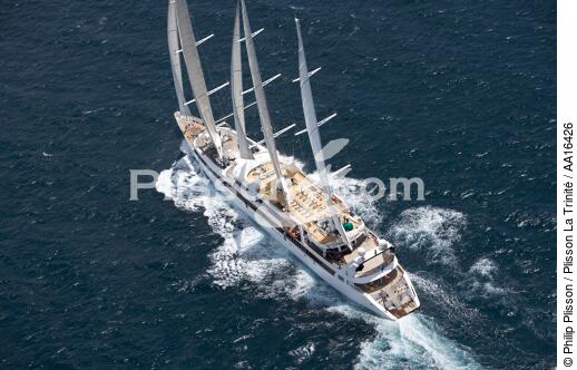 Le Ponant - © Philip Plisson / Plisson La Trinité / AA16426 - Nos reportages photos - Les Grands voiliers