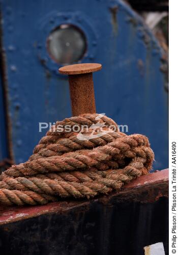 Penzance, England - © Philip Plisson / Plisson La Trinité / AA16490 - Photo Galleries - Ropes and rigging