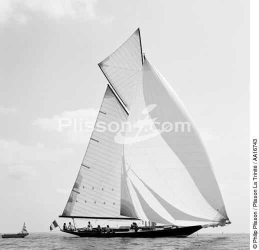 Pen-Duick - © Philip Plisson / Plisson La Trinité / AA16743 - Photo Galleries - Black and white