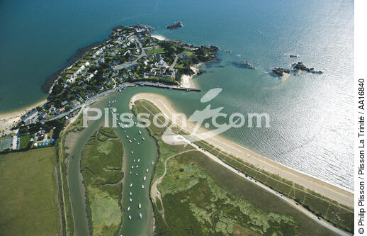 Pen Lan point in Billiers - © Philip Plisson / Plisson La Trinité / AA16840 - Photo Galleries - Pen-Lan [Headland of]