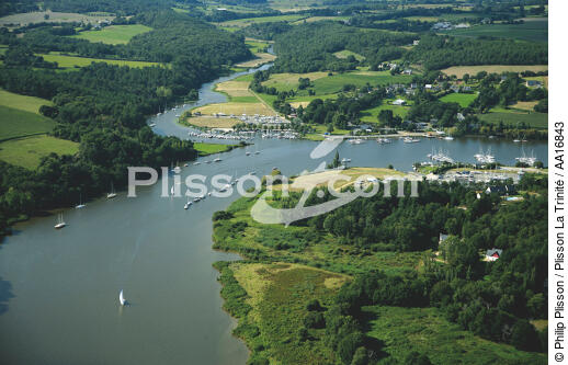 Foleux on Vilaine river. - © Philip Plisson / Plisson La Trinité / AA16843 - Photo Galleries - Morbihan