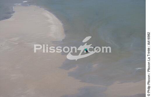 The Somme bay - © Philip Plisson / Plisson La Trinité / AA16982 - Photo Galleries - Low tide