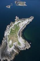 les îles St Marcouf © Philip Plisson / Plisson La Trinité / AA16983 - Nos reportages photos - Monument historique