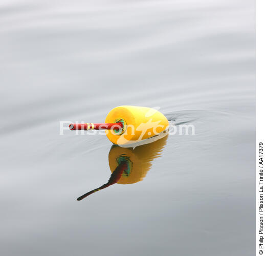 Buoy. - © Philip Plisson / Plisson La Trinité / AA17379 - Photo Galleries - Fishing equipment