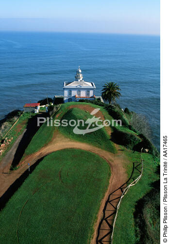 The lighthouse of Candas - © Philip Plisson / Plisson La Trinité / AA17465 - Photo Galleries - Spanish Lighthouses