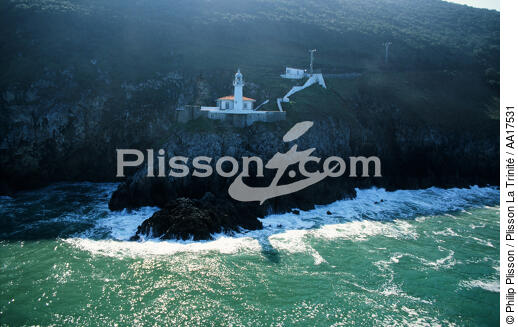 Lighthouse El Pescadore, Spain - © Philip Plisson / Plisson La Trinité / AA17531 - Photo Galleries - Cantabria
