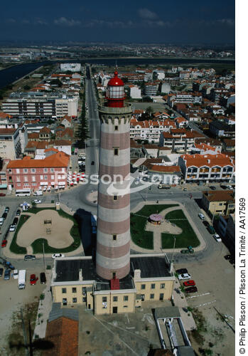 Lighthouse of Barra, Beira litoral, Portugal - © Philip Plisson / Plisson La Trinité / AA17569 - Photo Galleries - Portuguese Lighthouses
