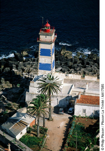 Lighthouse of Santa Marta,, Estremadure, Portugal - © Philip Plisson / Plisson La Trinité / AA17585 - Photo Galleries - Santa Marta