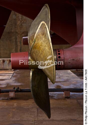 Aircraft carrier Charles de Gaulle propeller - © Philip Plisson / Plisson La Trinité / AA17609 - Photo Galleries - Shipyards