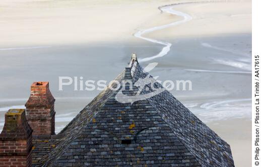 le Mont Saint-Michel - © Philip Plisson / Plisson La Trinité / AA17615 - Nos reportages photos - Manche [La]