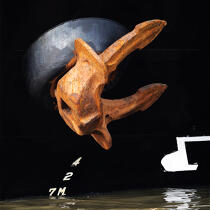 Anchor. © Philip Plisson / Plisson La Trinité / AA17724 - Photo Galleries - Elements of boat