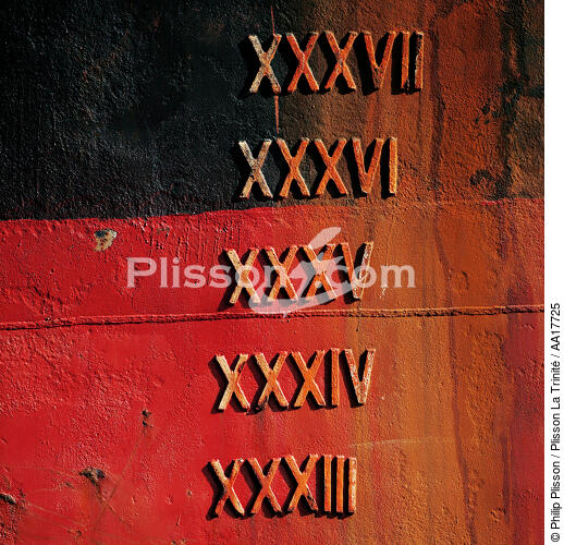 Coque de bateau. - © Philip Plisson / Plisson La Trinité / AA17725 - Nos reportages photos - Déco Marine