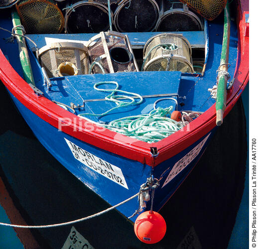 Barque en Galice. - © Philip Plisson / Plisson La Trinité / AA17760 - Nos reportages photos - Déco Marine