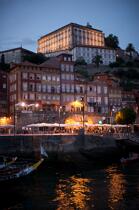 Sur les quais de Porto © Philip Plisson / Plisson La Trinité / AA17873 - Nos reportages photos - Nuit